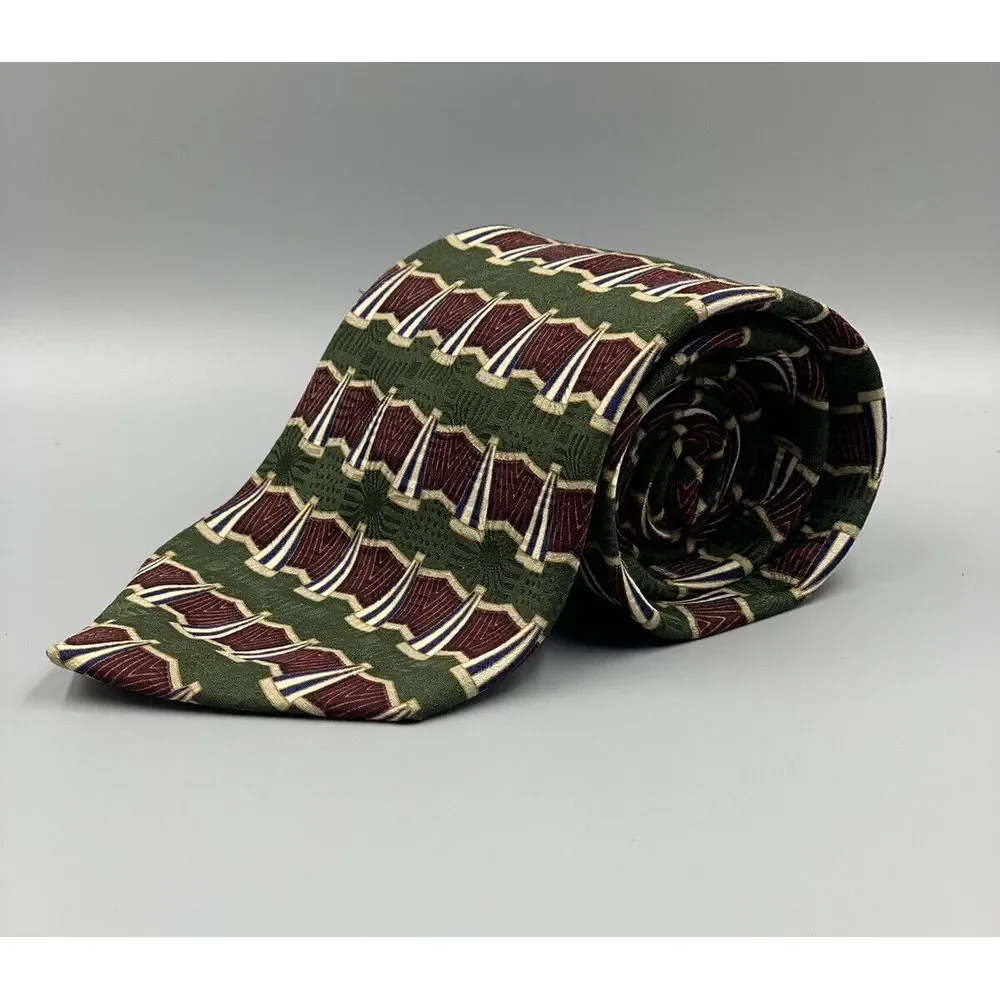 Graham & Lockwood London England Men's Neck Tie Classic 100% Silk‎